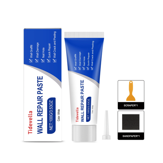 Tidevella Wall Repair Paste – Effortless Wall Repair, Walls Like New