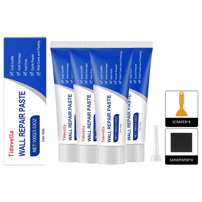 Tidevella Wall Repair Paste – Effortless Wall Repair, Walls Like New