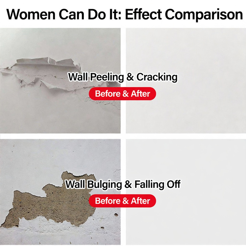 Tidevella Wall Repair Paste – Effortless Wall Repair, Walls Like New