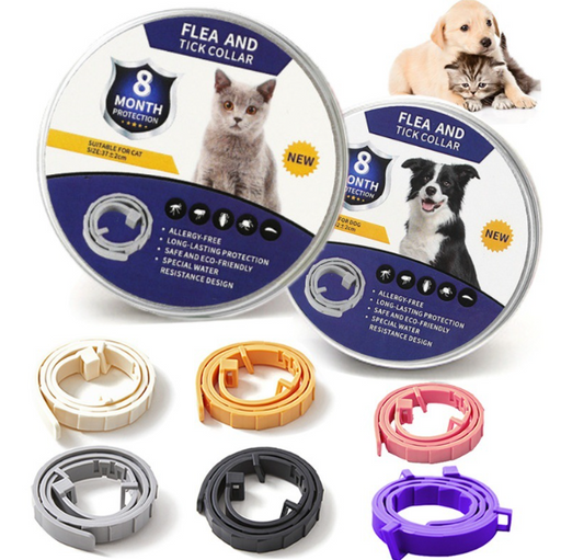 Tidevella Pets - All Natural Protection (8 Months Tick and Flea Collar for Dogs)