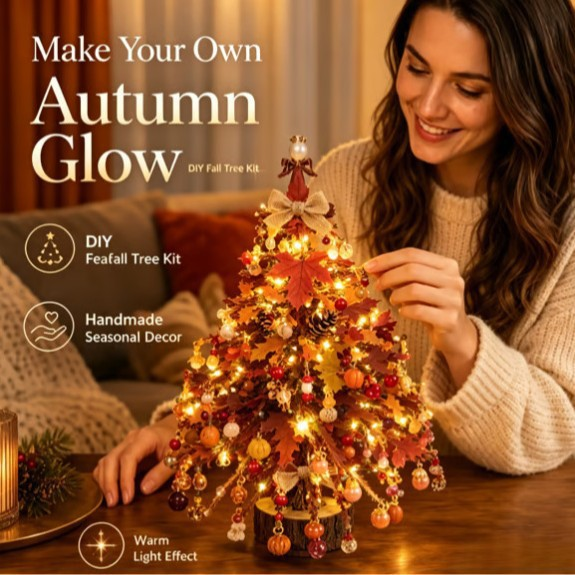 🎄✨ DIY Beaded Christmas Tree Kit – 🎅Create Your Own Sparkling Holiday Decoration