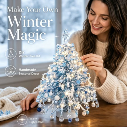 🎄✨ DIY Beaded Christmas Tree Kit – 🎅Create Your Own Sparkling Holiday Decoration