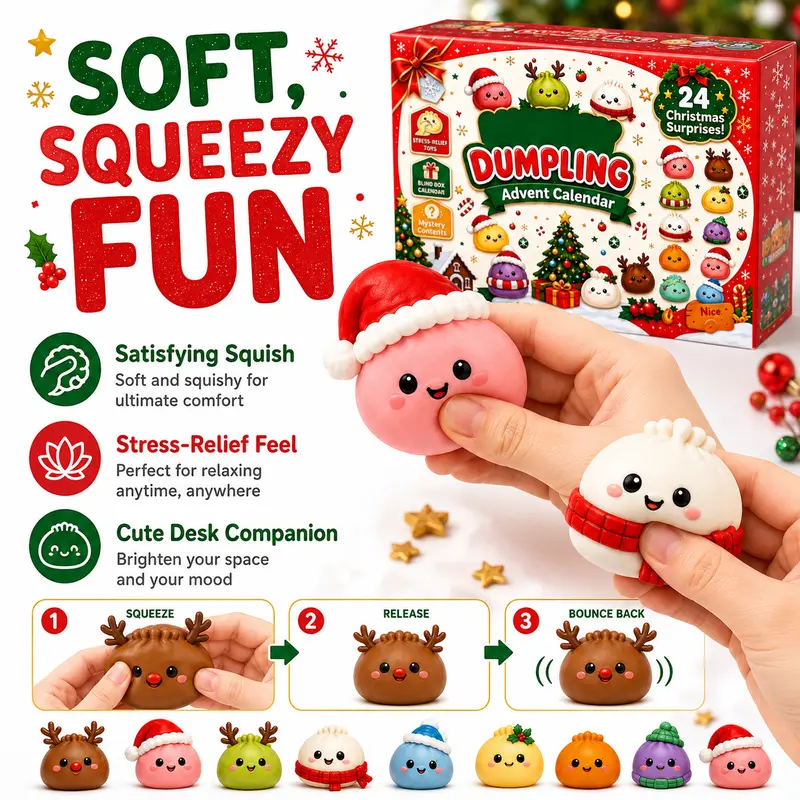 Dumpling Squeeze Advent Calendar – 24 Days of Christmas Surprises