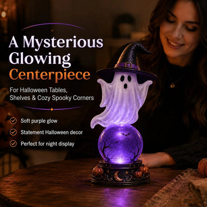 🔥 Last Day 49% OFF🎃Halloween Raven Crystal Ball Lighted Decor👻