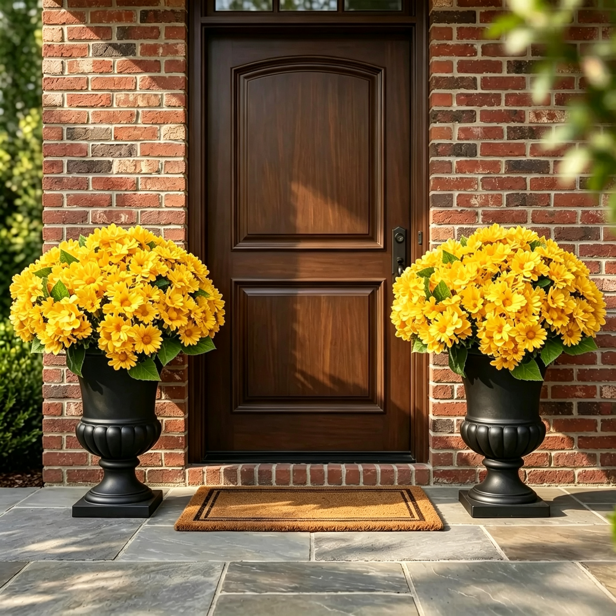 🔥 50% OFF Today Only 🔥 - Artificial Outdoor Mums Flowers - UV resistant, Waterproof, Windproof🌼