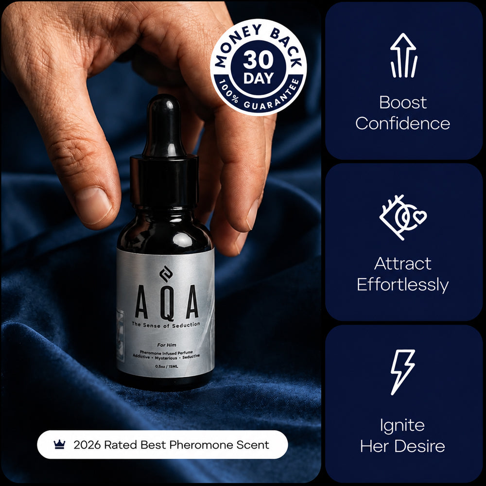 AQA® For Him——The irresistible scent that amplifies you, and draws her in
