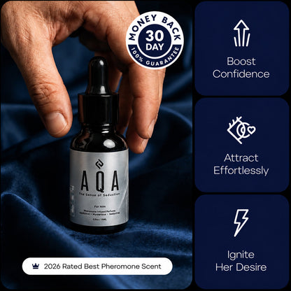 AQA® For Him——The irresistible scent that amplifies you, and draws her in
