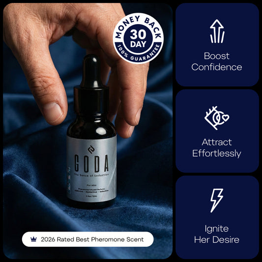 GODA® For Him——The irresistible scent that amplifies you, and draws her in