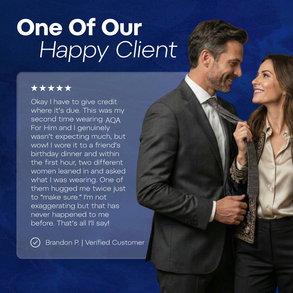 AQA® For Him——The irresistible scent that amplifies you, and draws her in