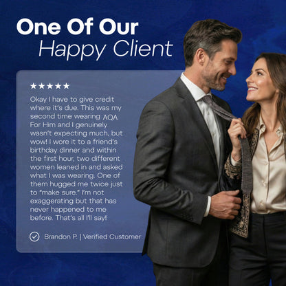 AQA® For Him——The irresistible scent that amplifies you, and draws her in