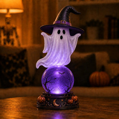 🔥 Last Day 49% OFF🎃Halloween Raven Crystal Ball Lighted Decor👻