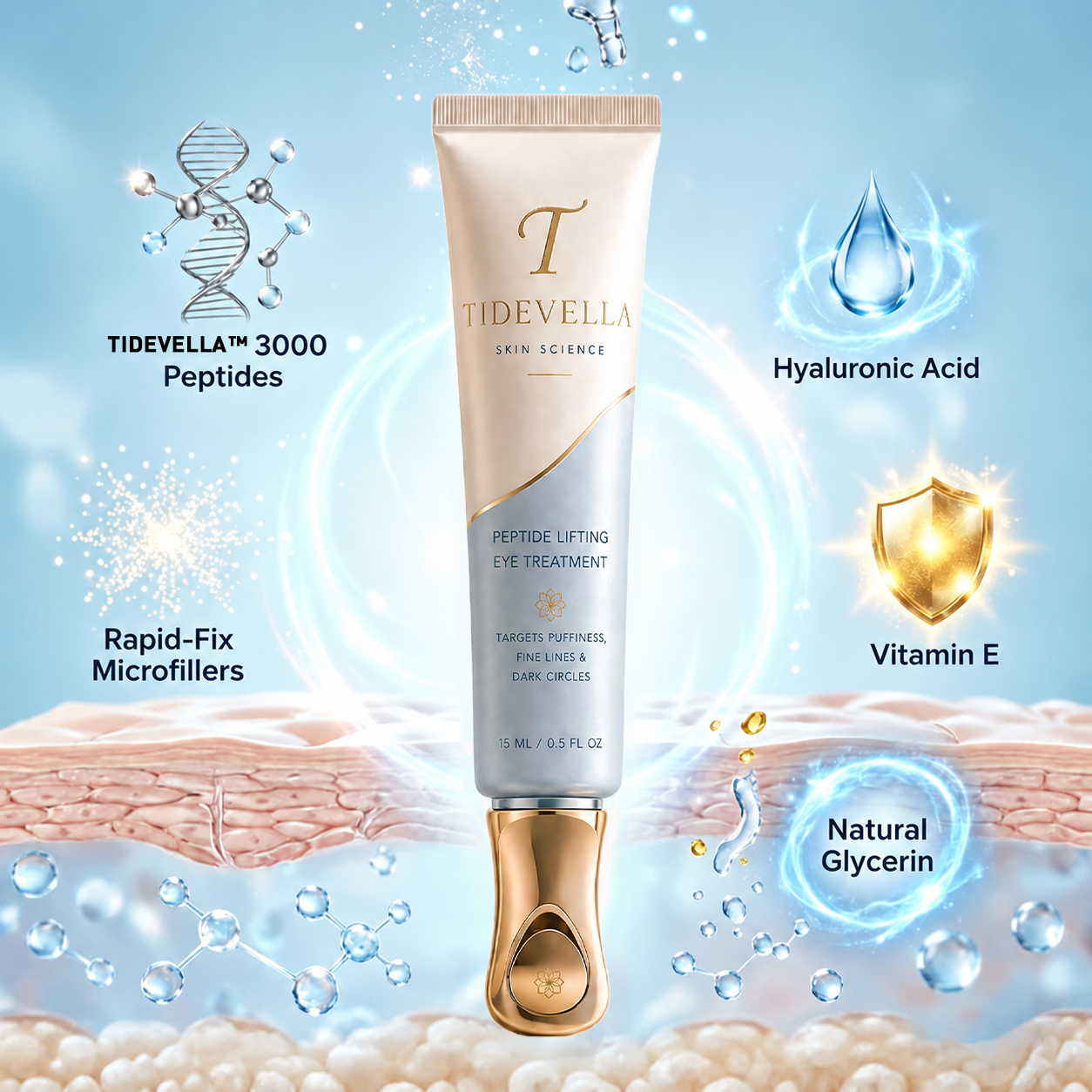 Tidevella Instant Face Temporary Tightener – Instant visible results in 30 seconds