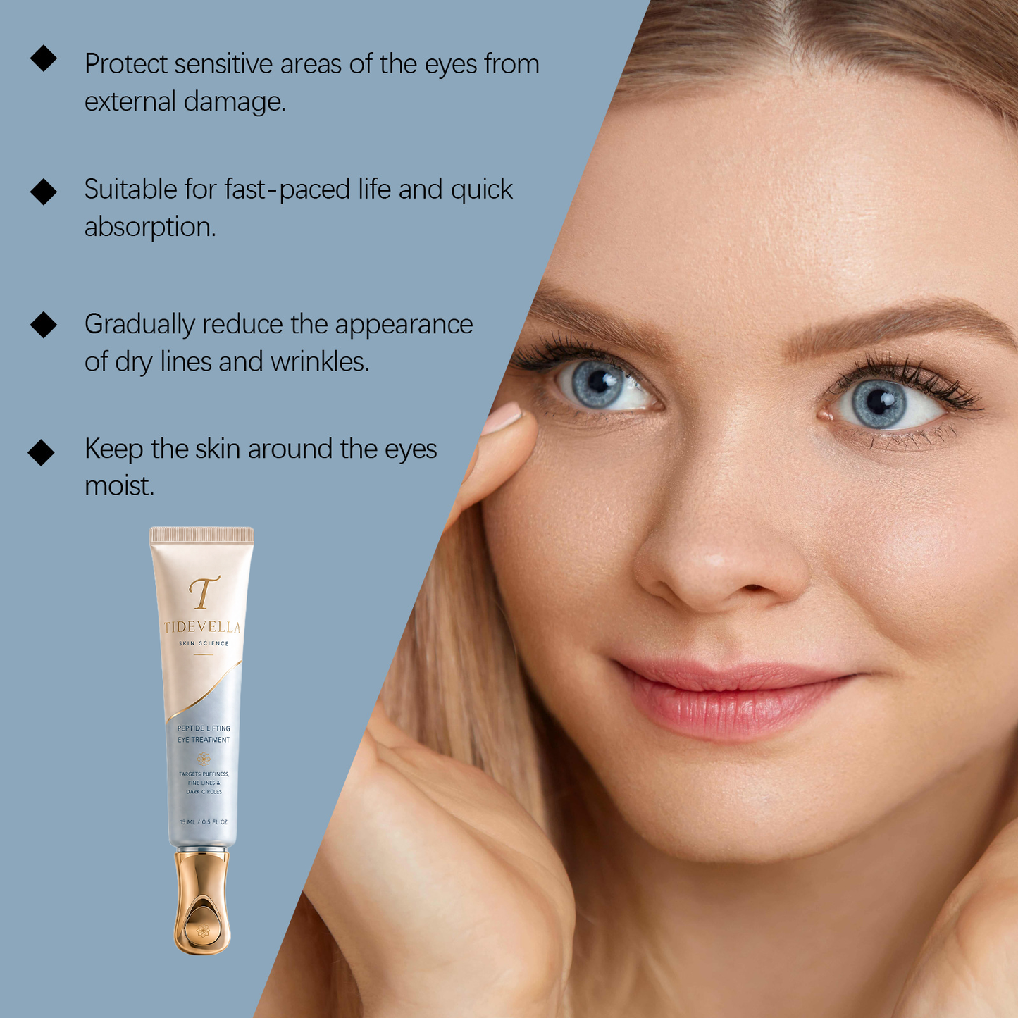 Tidevella Instant Face Temporary Tightener – Instant visible results in 30 seconds