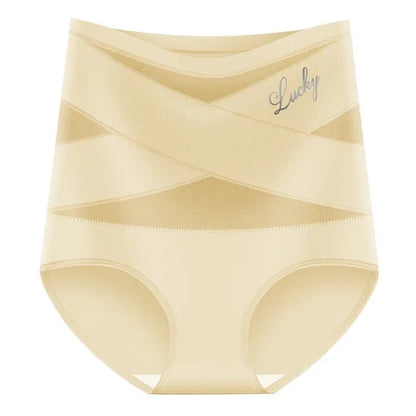 ✨LAST DAY BUY 1 GET 2 FREE✨Plus-Size High-Waist Cross Tummy Control Panties