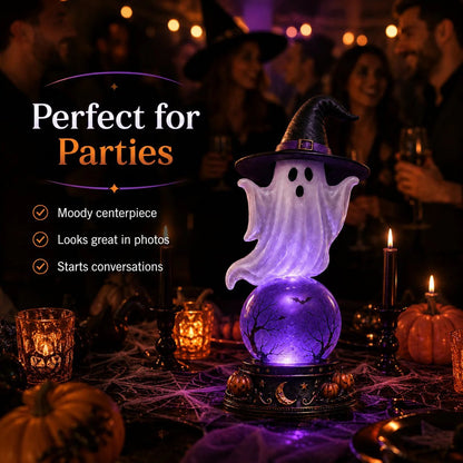 🔥 Last Day 49% OFF🎃Halloween Raven Crystal Ball Lighted Decor👻