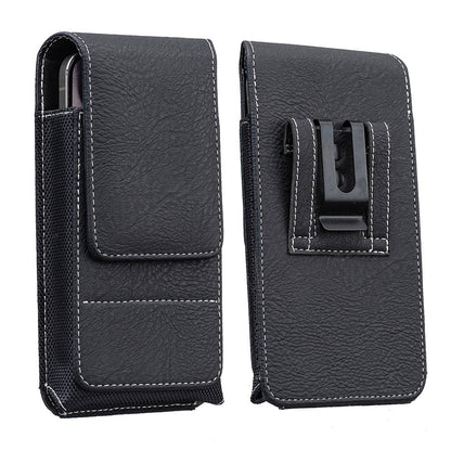 ⚡Big Discount | Waist Belt Cell Phone Pouch 📱 Multi-Pocket Leather Phone Case with Card Holder