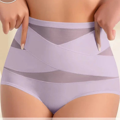 ✨LAST DAY BUY 1 GET 2 FREE✨Plus-Size High-Waist Cross Tummy Control Panties
